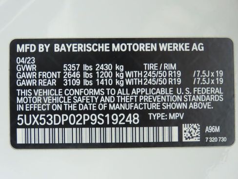 Used 2023 BMW X3 xDrive30i w/ Premium Package image 36