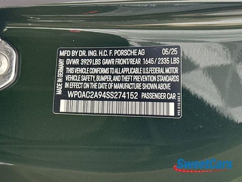 Used 2025 Porsche 911 GT3 RWD image 51