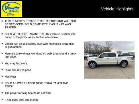 Used 2011 Ford F150 Platinum image 2