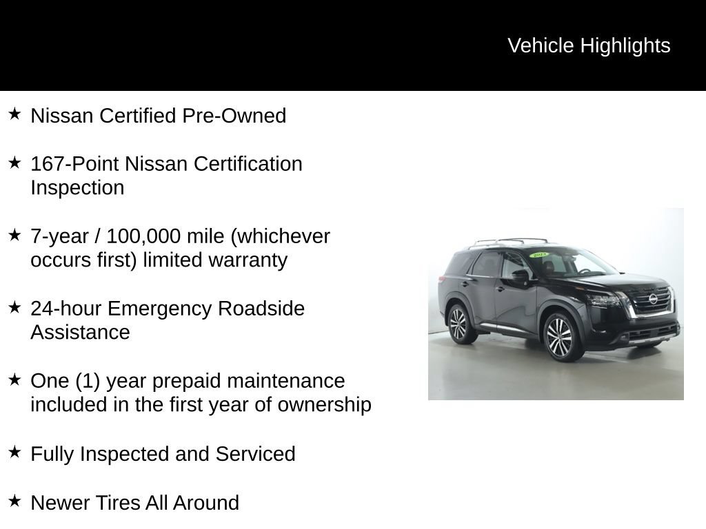 Certified 2023 Nissan Pathfinder Platinum AWD/4WD image 4
