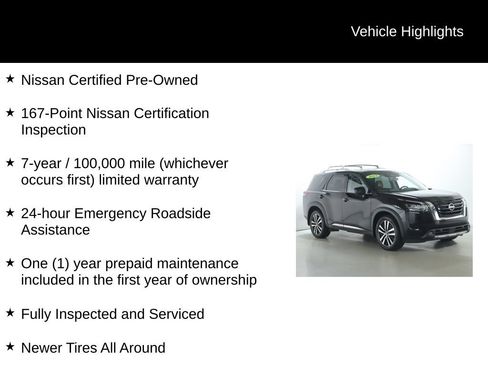 Certified 2023 Nissan Pathfinder Platinum AWD/4WD image 4