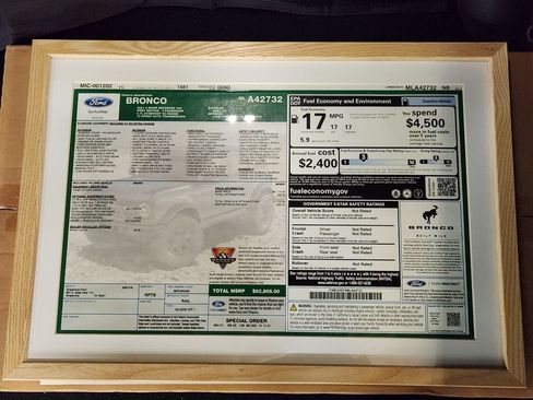 Used 2021 Ford Bronco First Edition AWD/4WD image 4