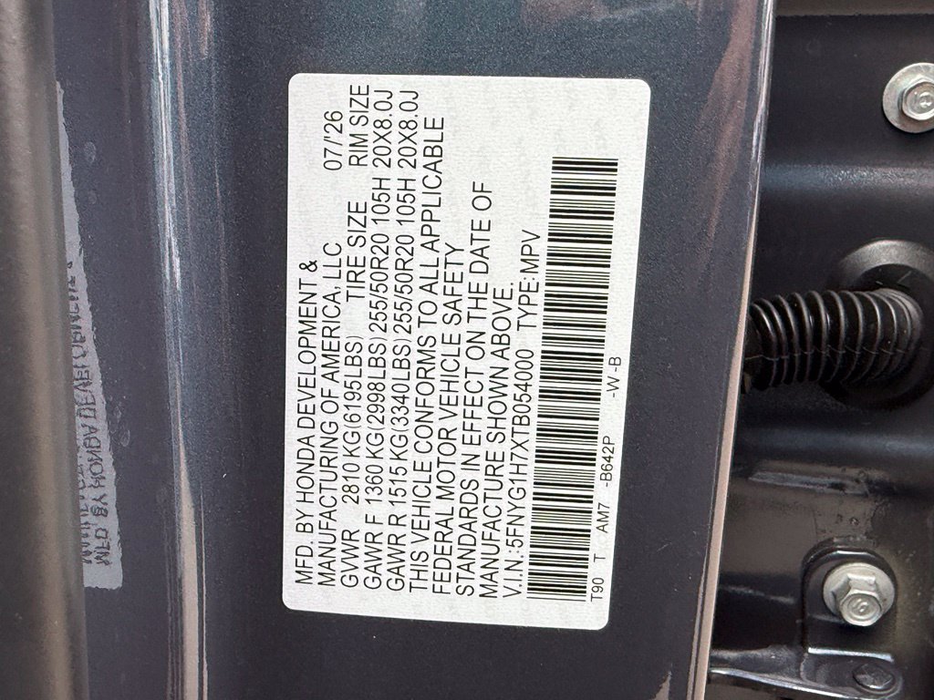 Certified 2026 Honda Pilot Touring image 29