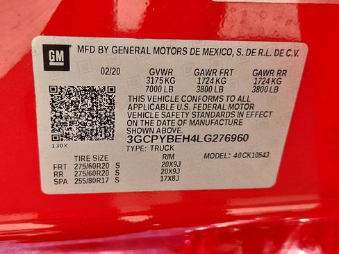 Used 2020 Chevrolet Silverado 1500 Custom w/ Custom Value Package AWD/4WD image 31