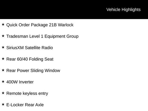 New 2025 RAM 1500 Classic Warlock AWD/4WD image 3