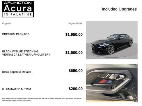 Used 2023 BMW M240i xDrive Coupe w/ Premium Package AWD/4WD image 4