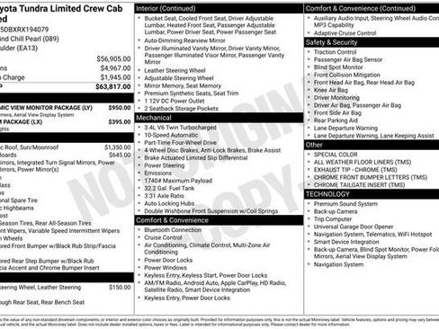 Used 2024 Toyota Tundra Limited AWD/4WD image 41