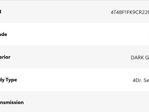 Used 2012 Toyota Camry XLE image 72