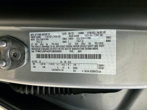 Certified 2023 Ford Escape ST-Line Elite image 29