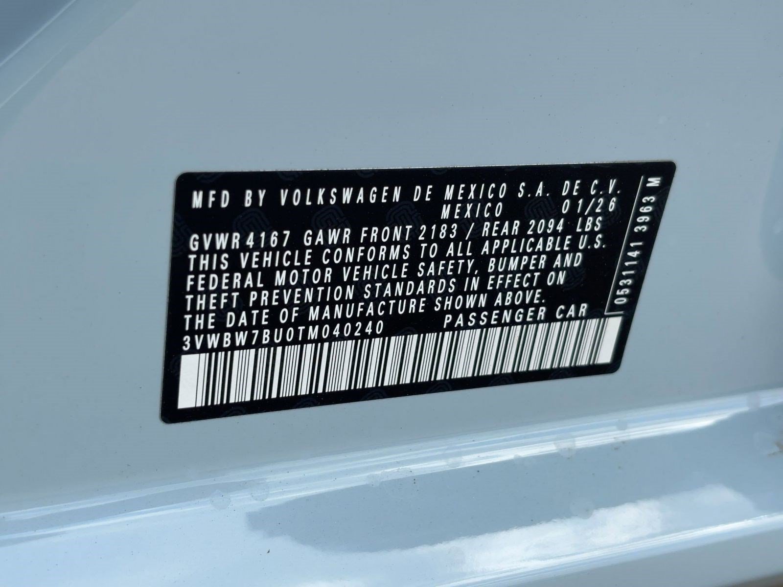 New 2026 Volkswagen Jetta Sport FWD image 17