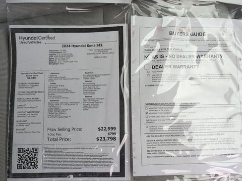 Certified 2024 Hyundai Kona SEL AWD/4WD image 33