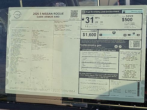 New 2026 Nissan Rogue SV image 21