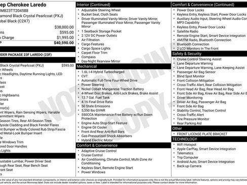 New 2026 Jeep Cherokee Laredo AWD/4WD image 24