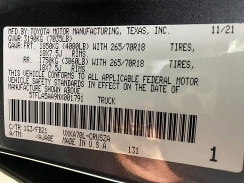 Used 2022 Toyota Tundra SR5 image 24