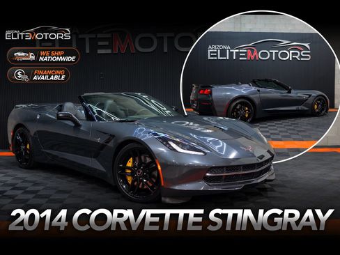 Used 2014 Chevrolet Corvette Stingray Convertible w/ 3LT Preferred Equipment Group RWD image 1