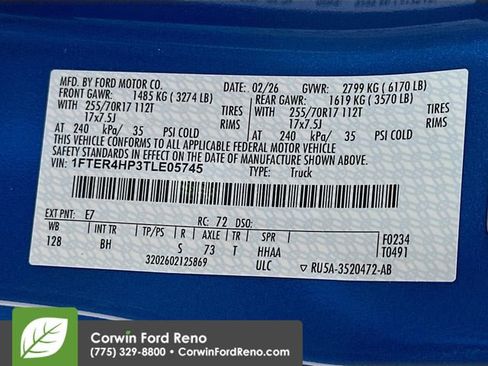 New 2026 Ford Ranger XLT AWD/4WD image 34