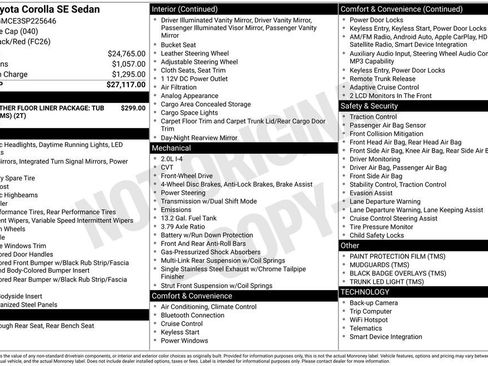 Certified 2025 Toyota Corolla SE FWD image 22