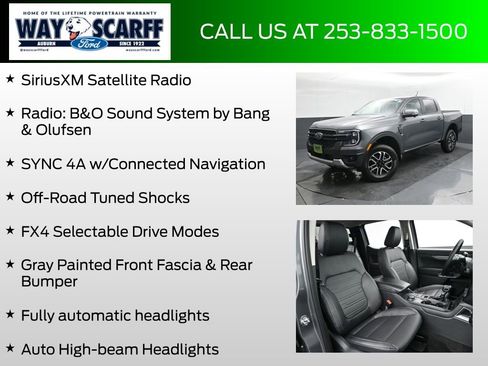 New 2025 Ford Ranger Lariat w/ FX4 Off-Road Package image 18