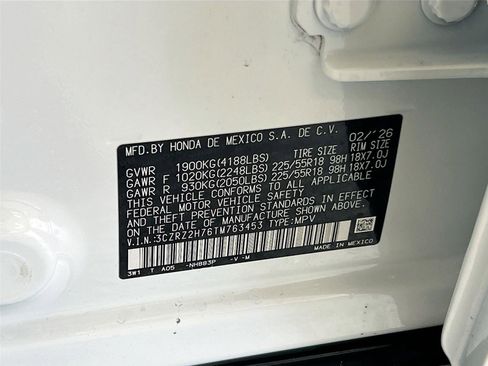 New 2026 Honda HR-V EX-L image 30