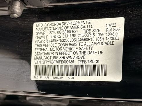 Used 2023 Honda Ridgeline RTL-E image 26