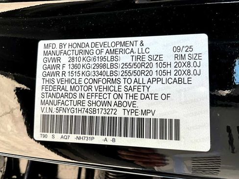 New 2025 Honda Pilot Touring image 19