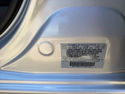 Certified 2025 Nissan Versa SV w/ Trunk Package FWD image 24