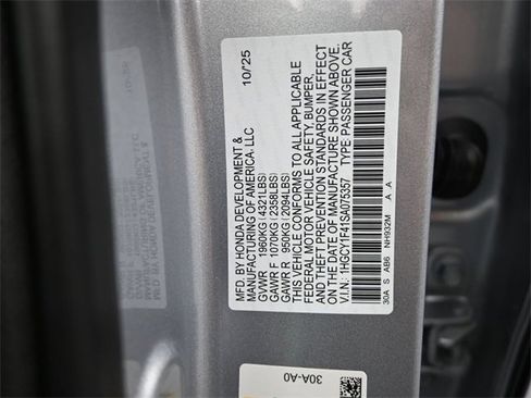 New 2025 Honda Accord SE image 10