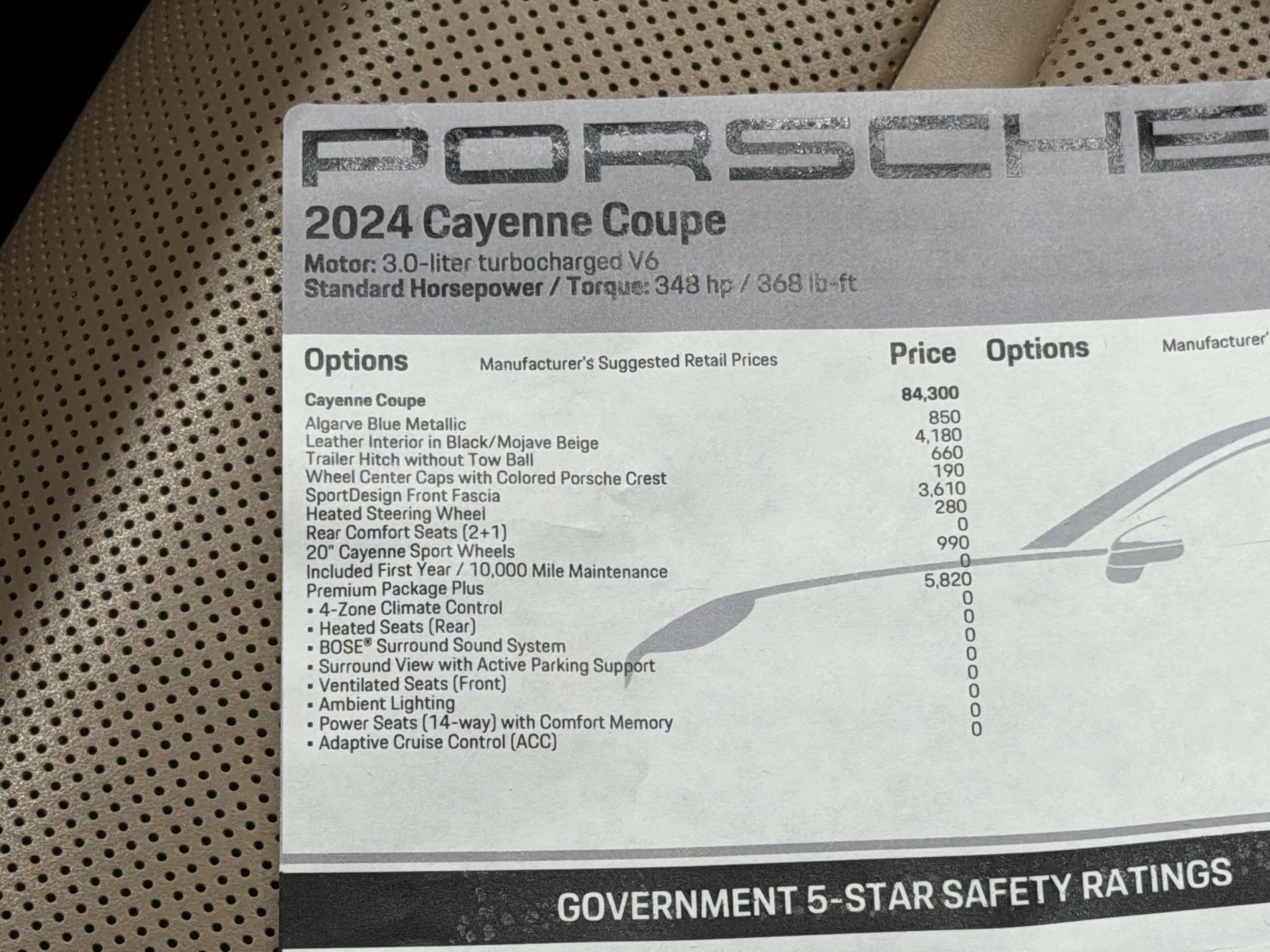 Certified 2024 Porsche Cayenne Coupe AWD/4WD image 54