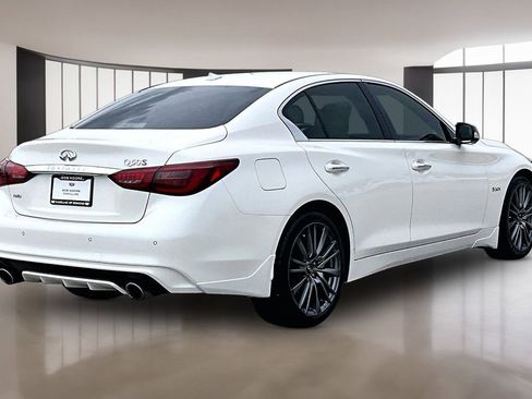 Used 2019 INFINITI Q50 Red Sport 400 w/ Sensory Package AWD/4WD image 2