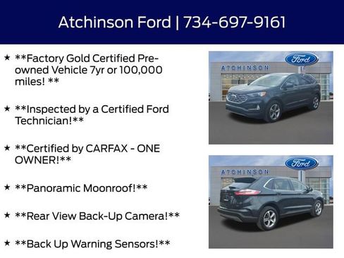 Certified 2022 Ford Edge SEL w/ Convenience Package image 4