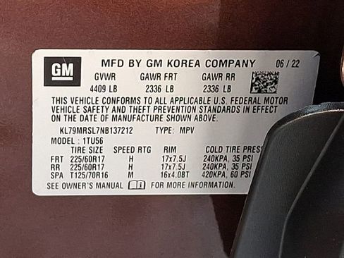 Certified 2022 Chevrolet TrailBlazer LT w/ Convenience Package image 26