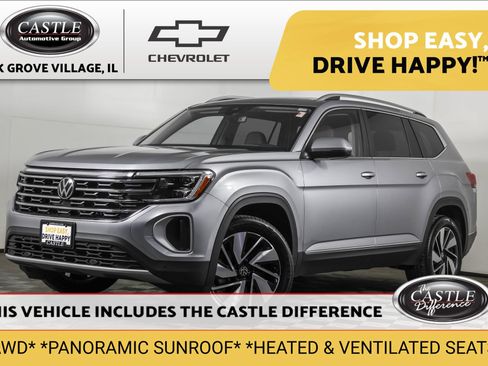 Used 2024 Volkswagen Atlas SEL AWD/4WD image 1