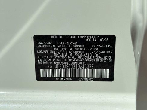 New 2026 Subaru Crosstrek 2.5i Sport AWD/4WD image 31