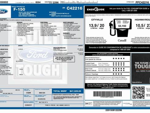 Used 2015 Ford F150 XLT w/ Equipment Group 301A Mid image 2