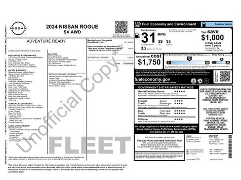 Used 2024 Nissan Rogue SV AWD/4WD image 3