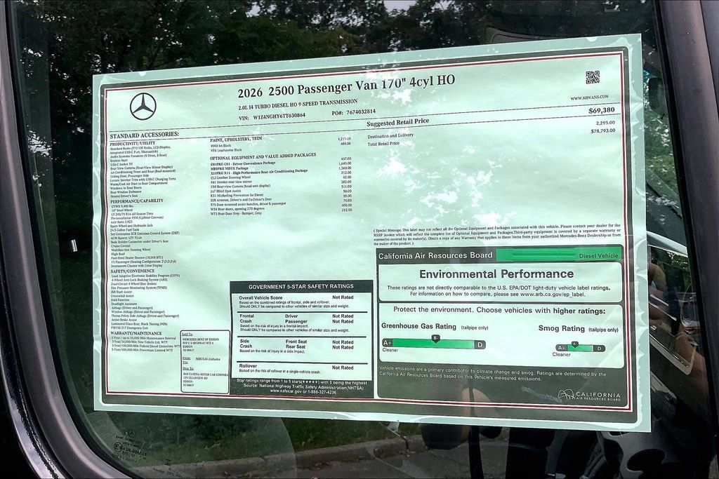 New 2026 Mercedes-Benz Sprinter 2500 image 13