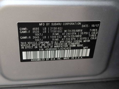 Used 2018 Subaru Outback 2.5i Limited image 36