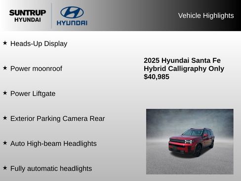 Used 2025 Hyundai Santa Fe Calligraphy AWD/4WD image 16