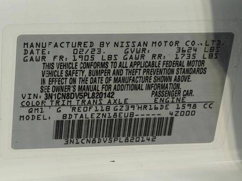 Used 2023 Nissan Versa S FWD image 38