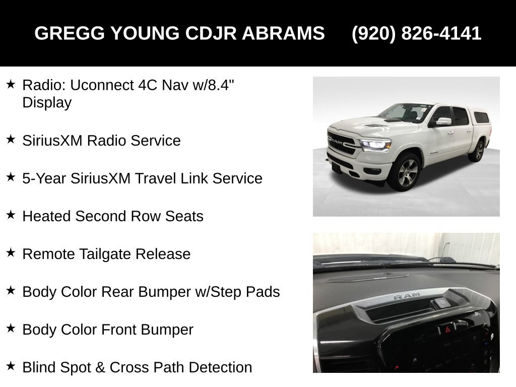 Used 2021 RAM 1500 Laramie w/ Sport Appearance Package AWD/4WD image 37