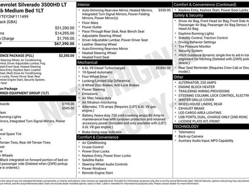 Used 2022 Chevrolet Silverado 3500 LT w/ Convenience Package AWD/4WD image 15