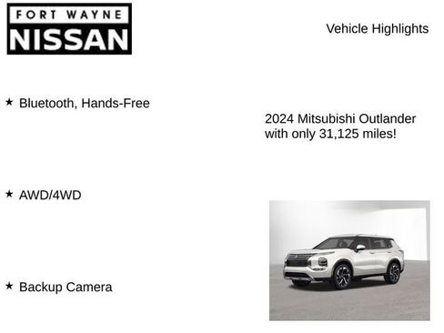 Used 2024 Mitsubishi Outlander SE image 2