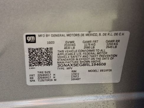 Used 2024 Chevrolet Equinox LS w/ LPO, Floor Liner Package AWD/4WD image 28