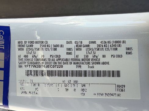 Used 2018 Ford F250 XL w/ Power Equipment Group AWD/4WD image 21