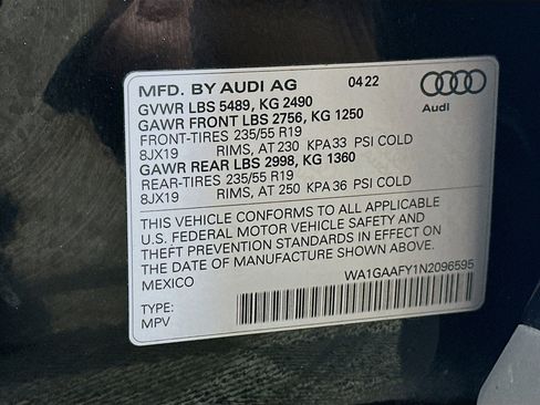 Certified 2022 Audi Q5 2.0T Premium image 31