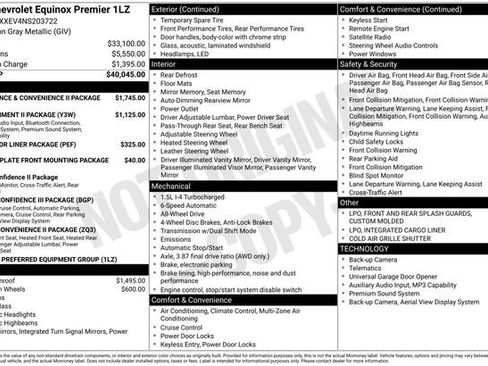 Used 2022 Chevrolet Equinox Premier AWD/4WD image 42
