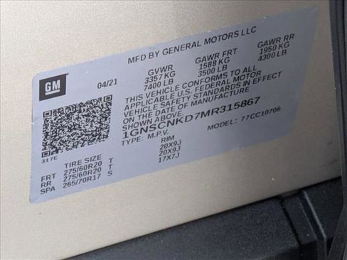 Used 2021 Chevrolet Tahoe LT RWD image 24
