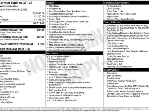 Used 2022 Chevrolet Equinox LS w/ LS Convenience Package FWD image 9