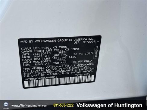 Certified 2025 Volkswagen Atlas SEL image 19