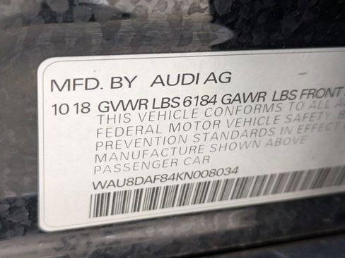 Used 2019 Audi A8 L 3.0T w/ Executive Package image 15